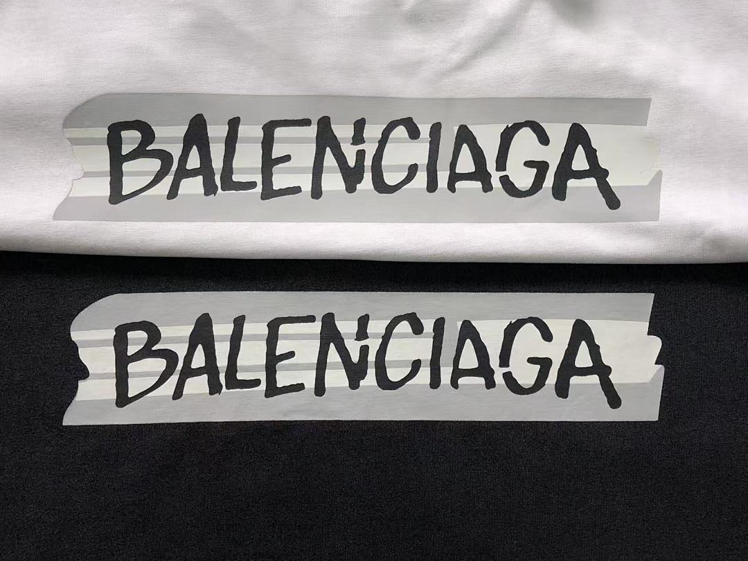 Balenciaga 125 B⭐L⭐⭐⭐IA⭐A T-SHIRT 3203242421 (Im 170Cm 60Kg I Wear Size S In The Phot) - Image 12