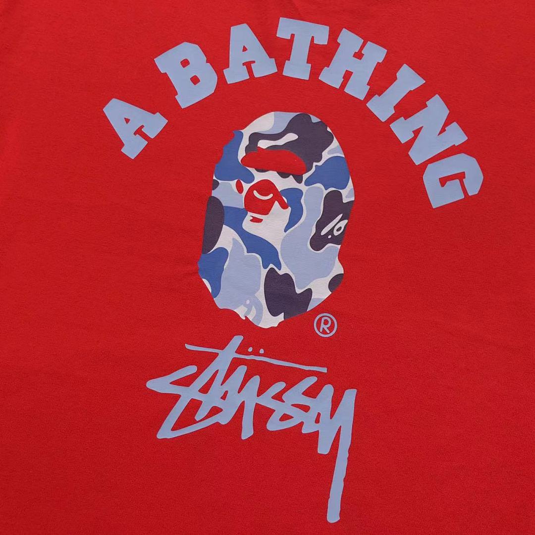 Bape 79 BAPE STUSSY T-SHIRT 411182642 (Im 170Cm 57Kg I Wear Size S In The Phot) - Image 12