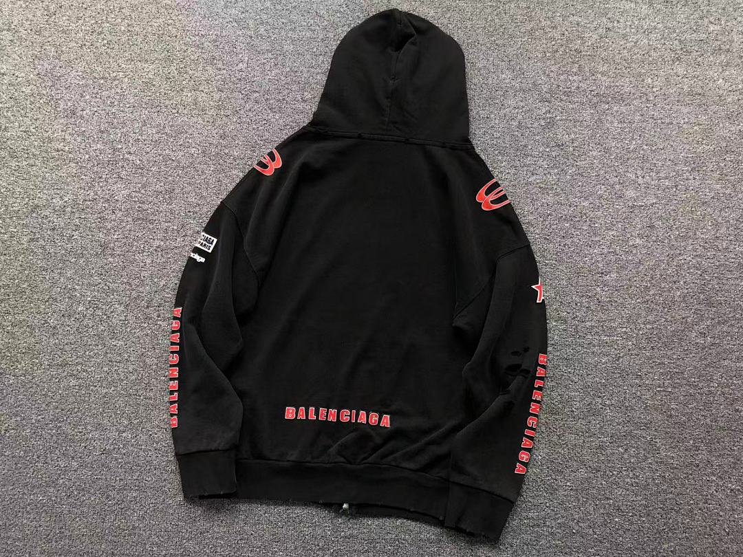 Balenciaga 258 B⭐L⭐⭐⭐IA⭐A HOODIE 5102713136 (Im 170Cm 60Kg I Wear Size S In The Phot) - Image 12