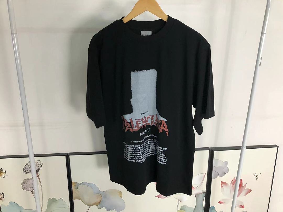 Balenciaga 128 B⭐L⭐⭐⭐IA⭐A T-SHIRT 42052102163 (Im 170Cm 60Kg I Wear Size XS In The Phot) - Image 19