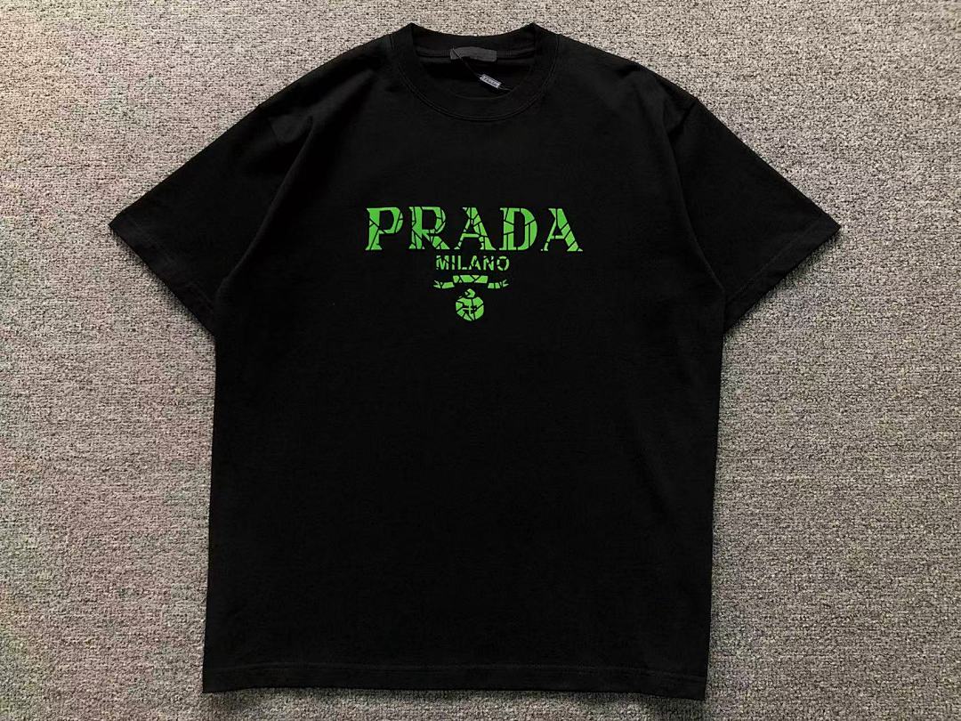 Prada 115 P⭐A⭐A T-SHIRT 41102204133 (Im 170Cm 60Kg I Wear Size XL In The Phot) - Image 9