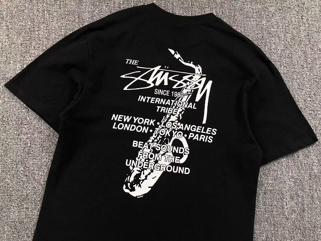 Stussy 115 STUSSY T-SHIRT 412141777 (Im 170Cm 57Kg I Wear Size M In The Phot) - Image 9