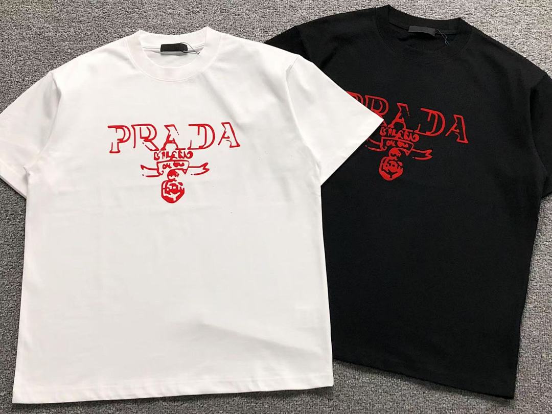 Prada 118 P⭐A⭐A T-SHIRT 41080211133 (Im 170Cm 60Kg I Wear Size XL In The Phot) - Image 6