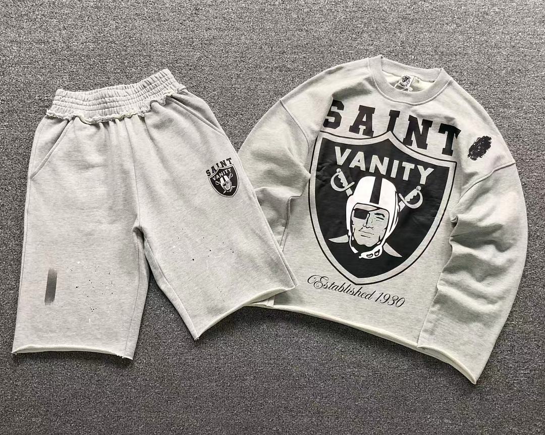 Saint Vanity SHORTS218 SA⭐N⭐ VA⭐IT⭐ HOODIE SHORTS 3206035072 (Im 170Cm 60Kg I Wear Size M In The Phot) - Image 6