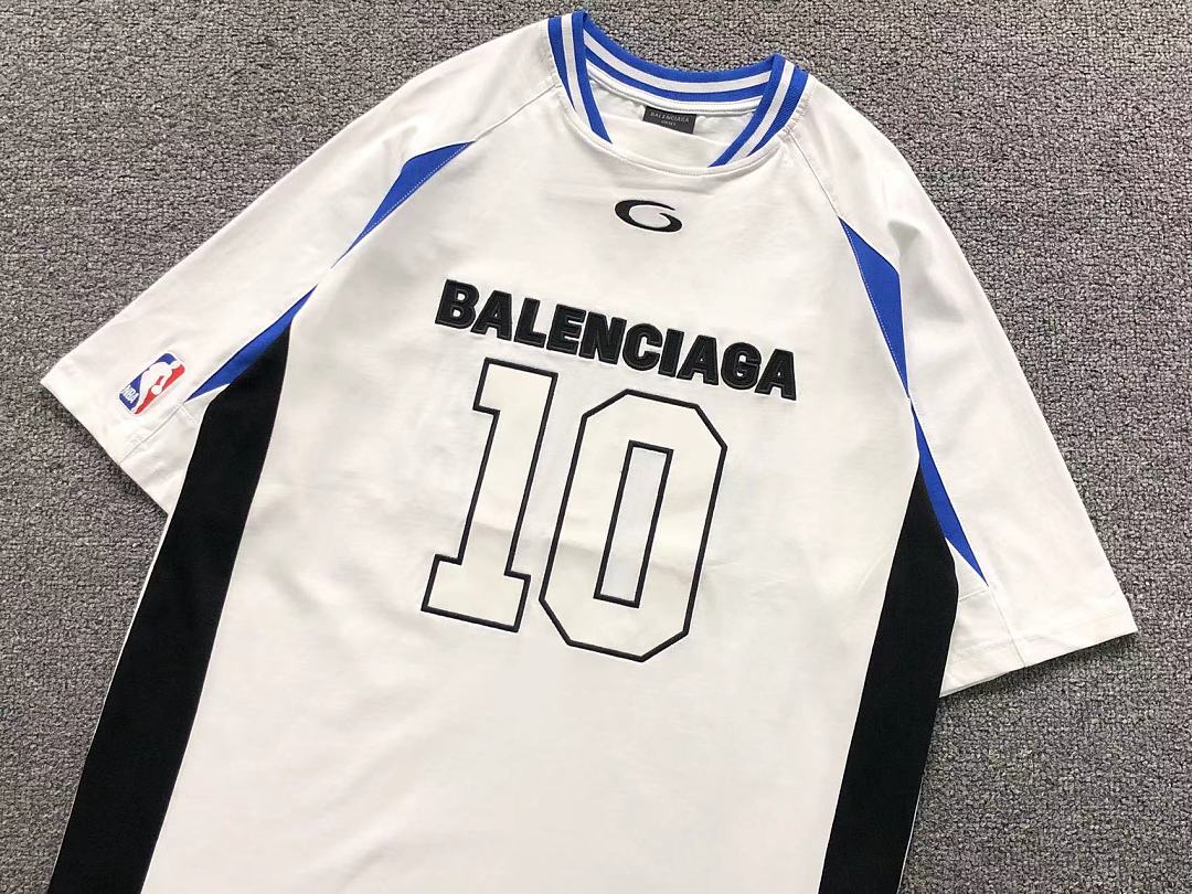 Balenciaga 188 B⭐L⭐⭐⭐IA⭐A NBA BASKETBALL T-SHIRT - Image 9