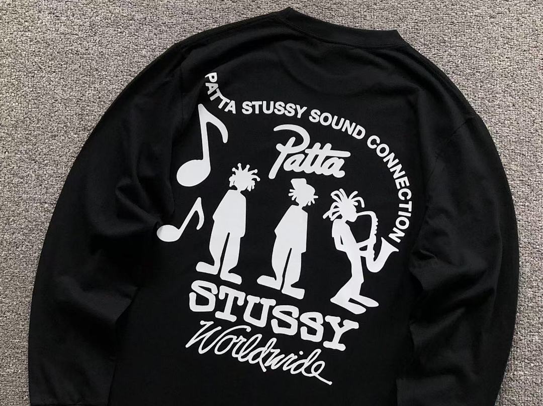 Stussy 95 STUSSY LONG SLEEVED 582014123 (Im 170Cm 60Kg I Wear Size M In The Phot) - Image 9
