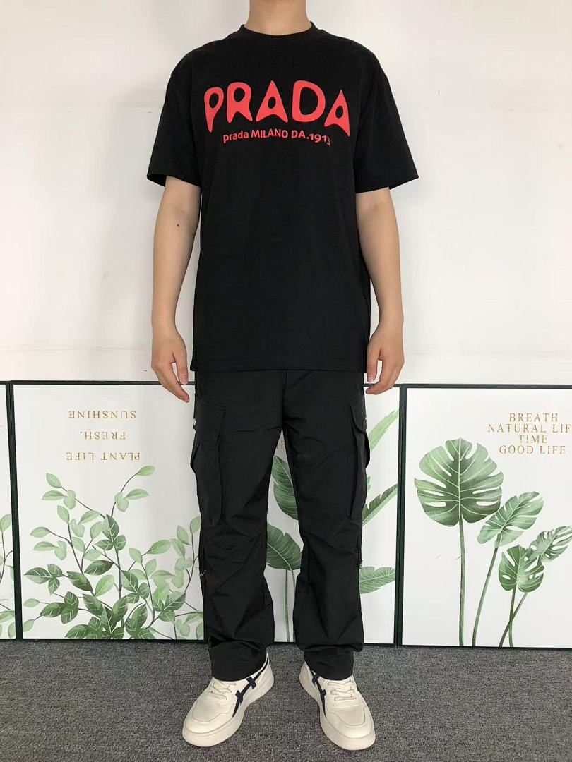 Prada 88 P⭐A⭐A T-SHIRT 3104103232 (Im 170Cm 60Kg I Wear Size M In The Phot) - Image 3