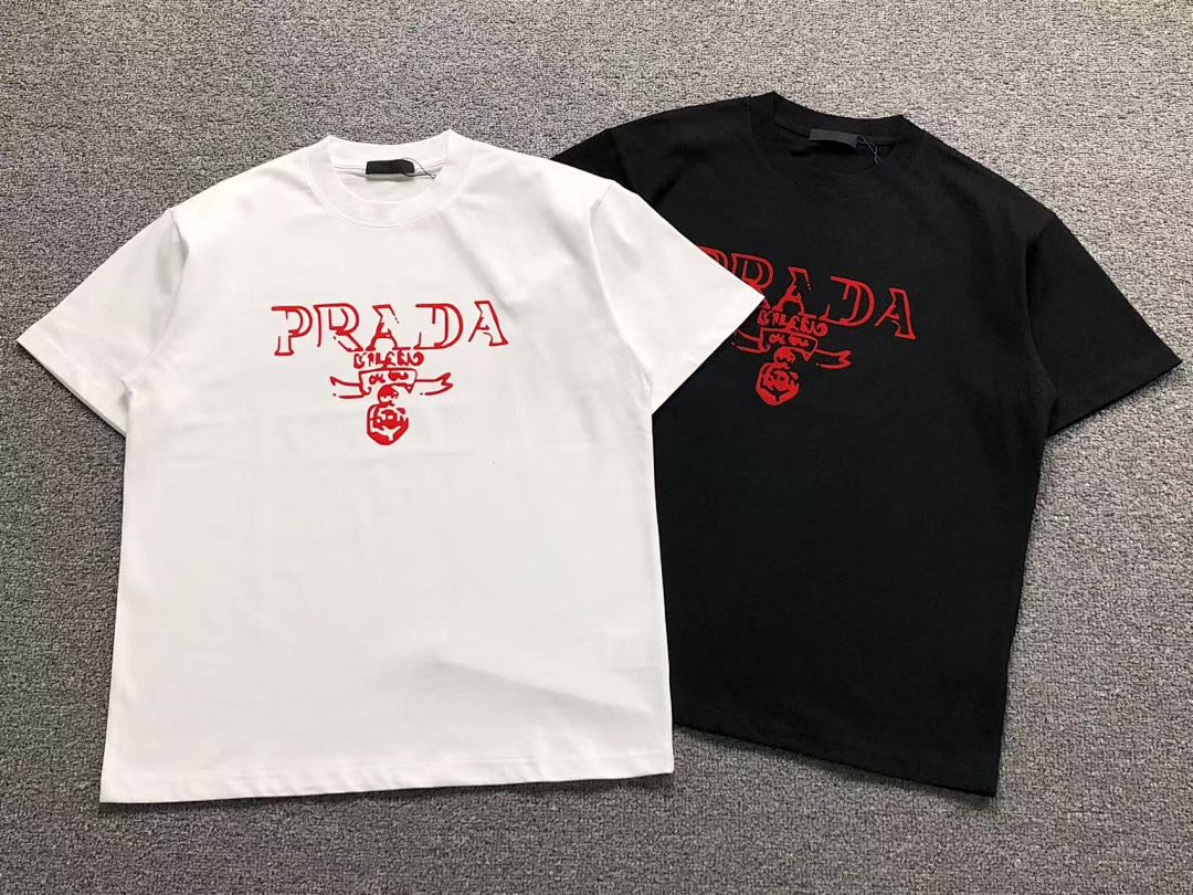 Prada 118 P⭐A⭐A T-SHIRT 41080211133 (Im 170Cm 60Kg I Wear Size XL In The Phot) - Image 5