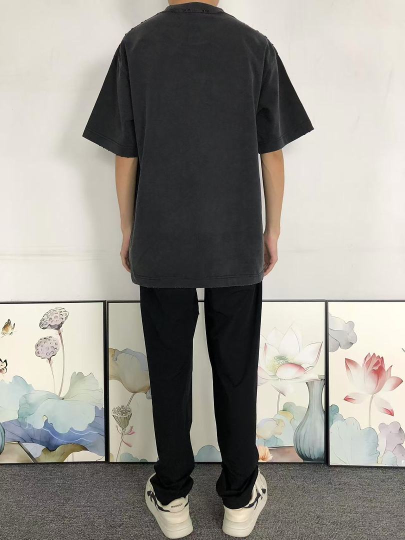 Balenciaga 128 B⭐L⭐⭐⭐IA⭐A T-SHIRT 3205060521 (Im 170Cm 60Kg I Wear Size L In The Phot) - Image 4