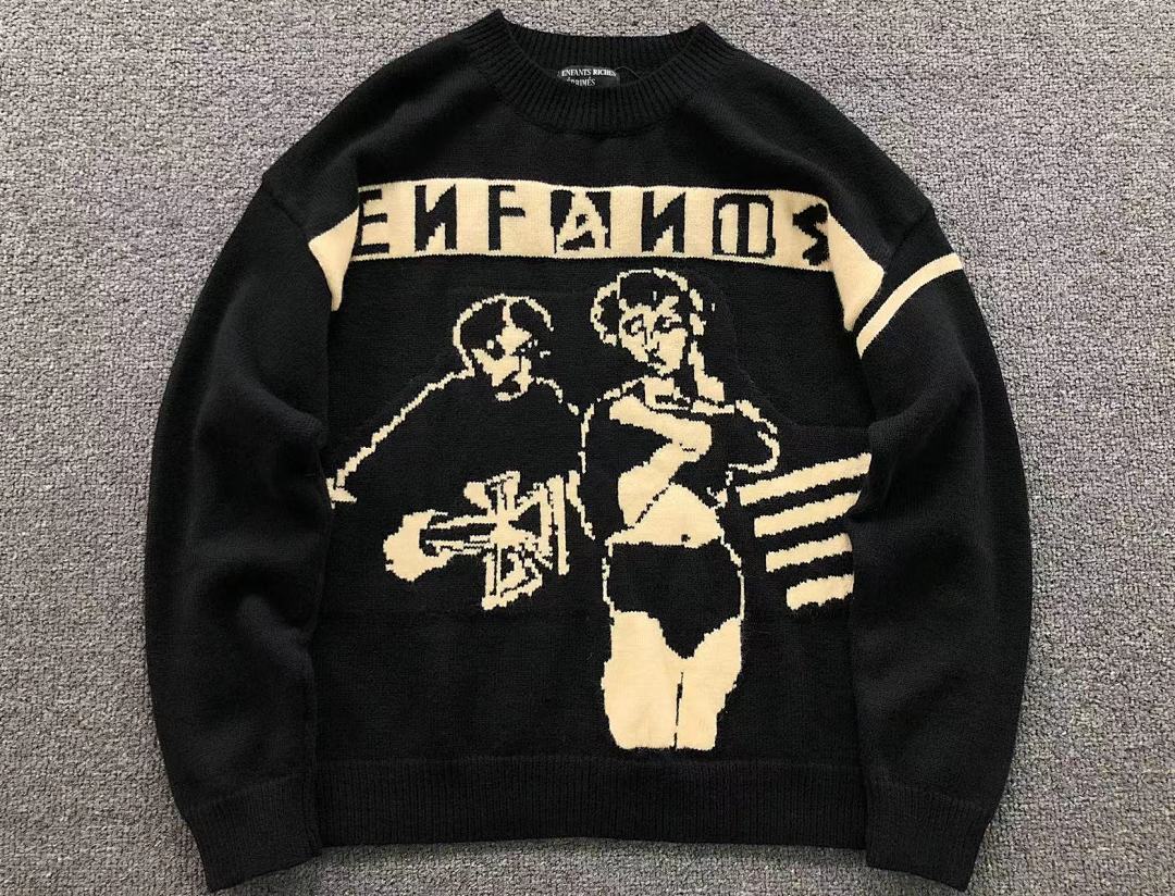 Chanel 188 ENFANTS RICHES DEPRIMES SWEATER 412131077 (Im 170Cm 60Kg I Wear Size M In The Phot) - Image 5