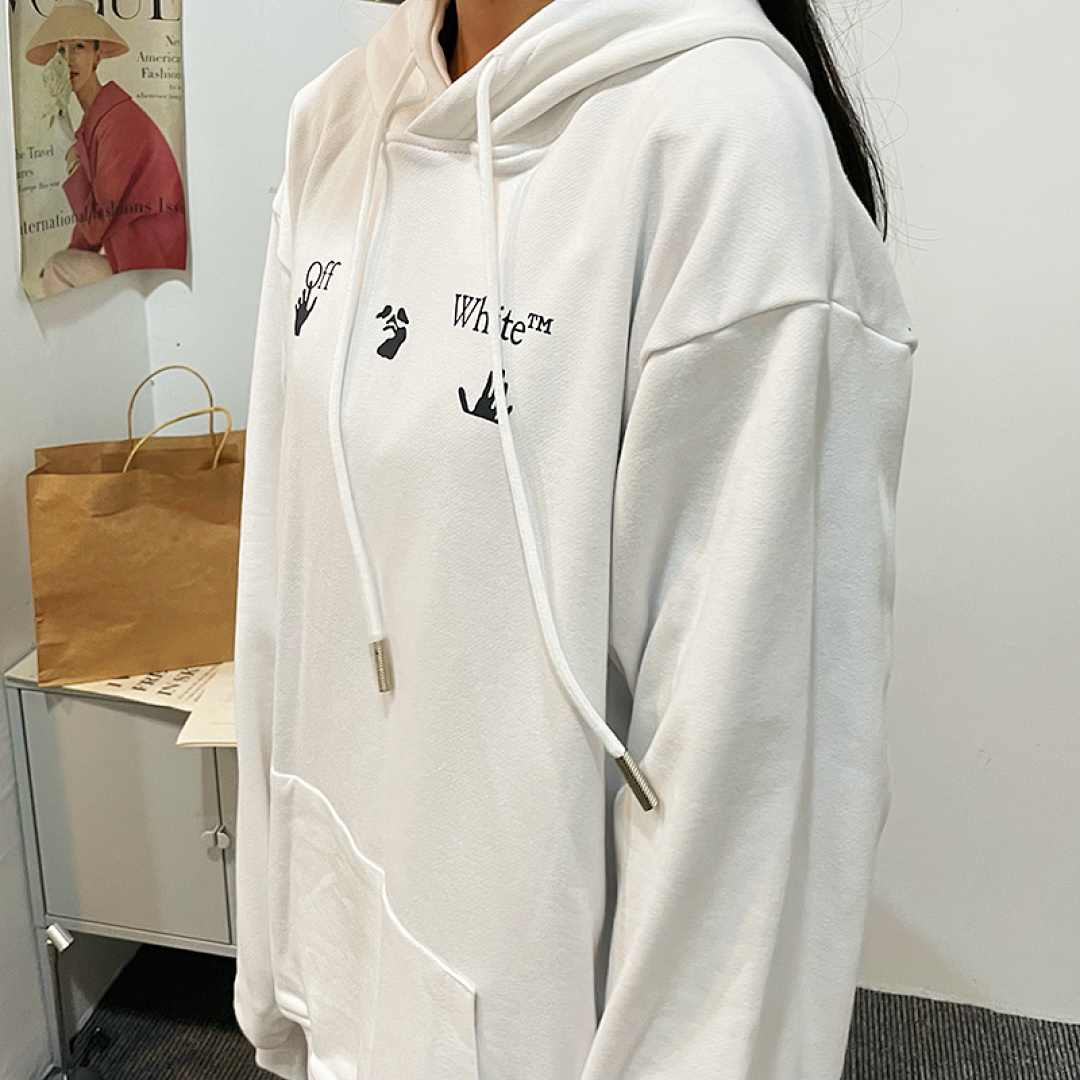 Off-White 119 OFF-WHITE (WHITE HOODIE) - Image 26