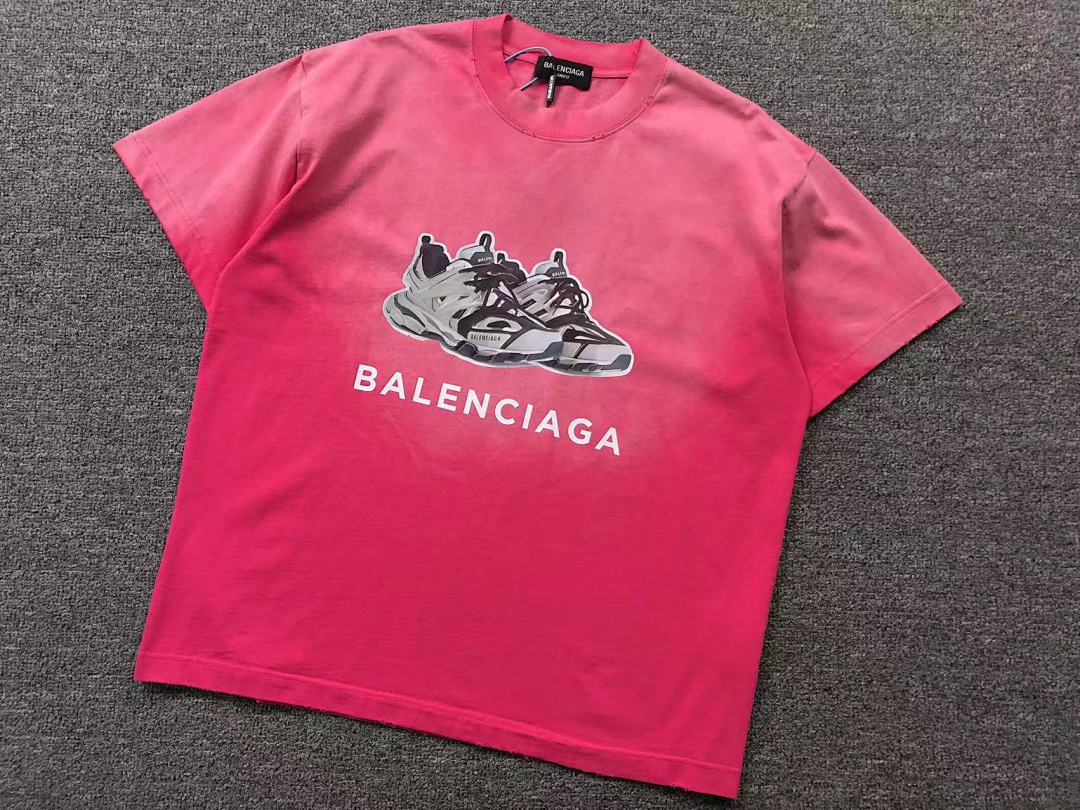 Balenciaga 128 B⭐L⭐⭐⭐IA⭐A T-SHIRT 213041221 (Im 170Cm 55Kg I Wear Size L In The Phot) - Image 10