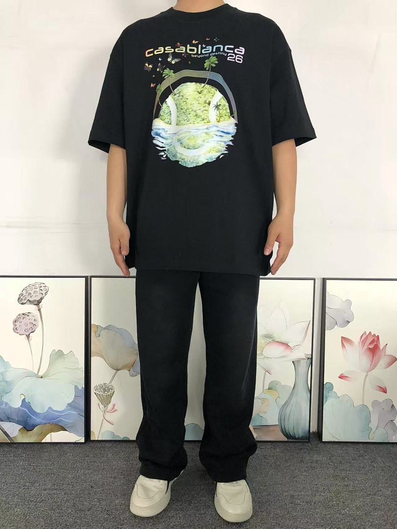 Casablanca 98 CASABLANCA T-SHIRT 5212308127 (Im 170Cm 60Kg I Wear Size XL In The Phot) - Image 3
