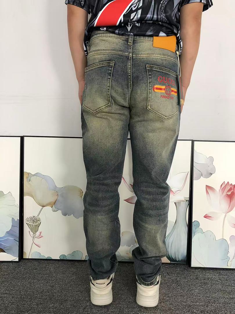 Gucci 175 G⭐C⭐I TROUSRES 2207081401 (Im 170Cm 60Kg I Wear Size 33 In The Phot) - Image 4