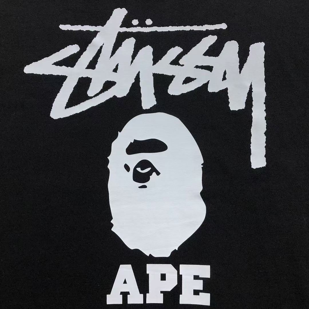 Bape 85 BAPE STUSSY T-SHIRT 124150231 (Im 170Cm 60Kg I Wear Size M In The Phot) - Image 13