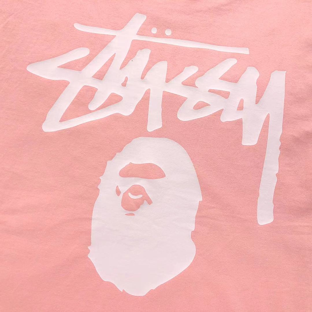 Bape 79 BAPE STUSSY T-SHIRT 411183442 (Im 170Cm 57Kg I Wear Size S In The Phot) - Image 12
