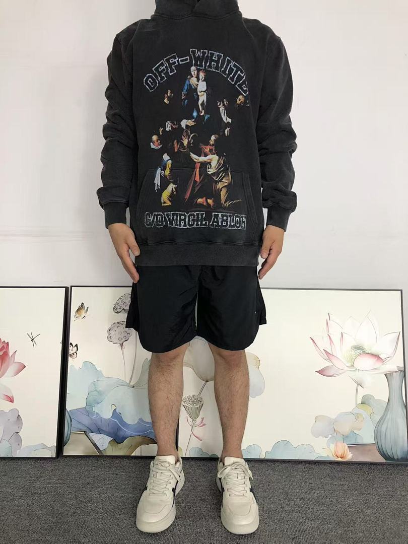 Off-White 195 OFF-WHITE HOODIE 57311319 (Im 170Cm 60Kg I Wear Size S In The Phot) - Image 3