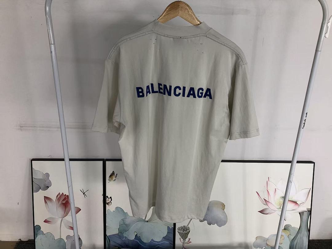 Balenciaga 128 B⭐L⭐⭐⭐IA⭐A T-SHIRT 3108082221 (Im 170Cm 60Kg I Wear Size S In The Phot) - Image 20