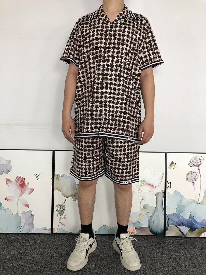 AMIRI SHORTS 95 AMIRI SHIRT 1106121039 (Im 170Cm 60Kg I Wear Size L In The Phot) - Image 4