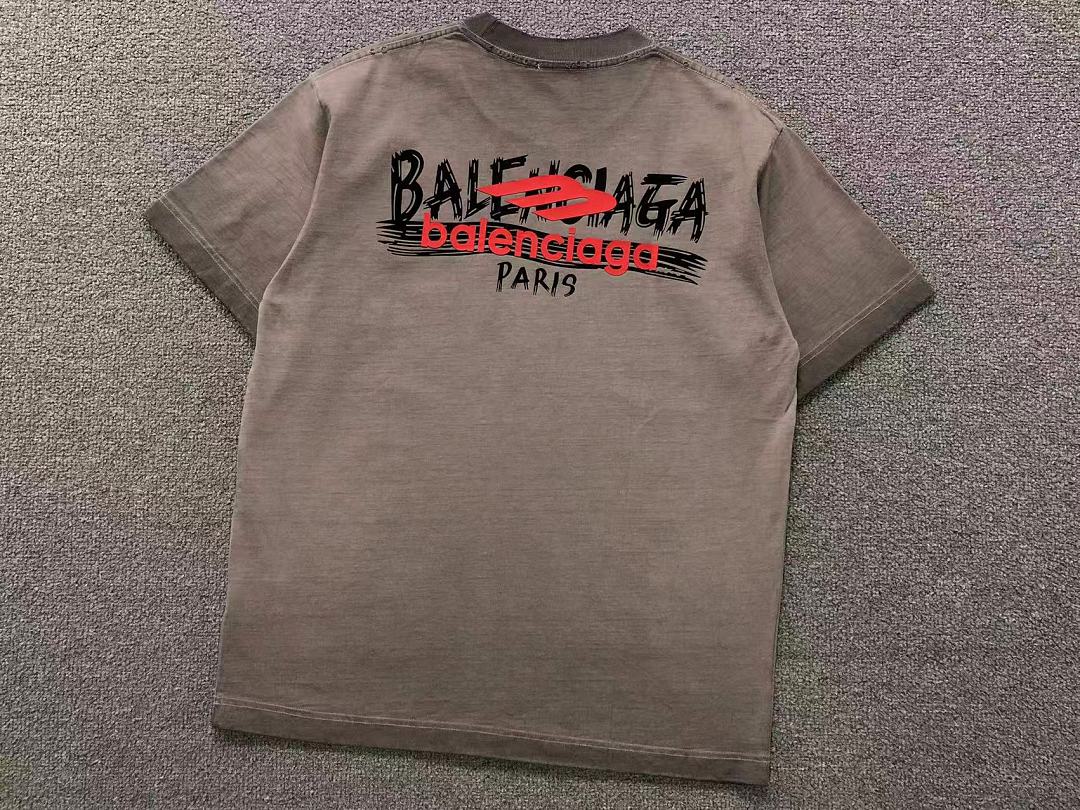 Balenciaga 135 B⭐L⭐⭐⭐IA⭐A T-SHIRT 5260609147 (Im 170Cm 60Kg I Wear Size L In The Phot) - Image 9