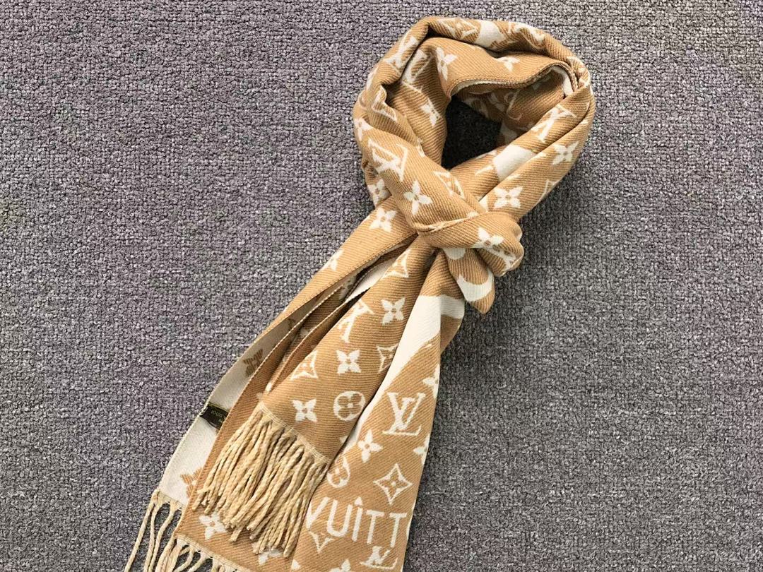 Louis Vuitton 98 L⭐ SCARF (Long 180CM* Wide 65CM*) - Image 13