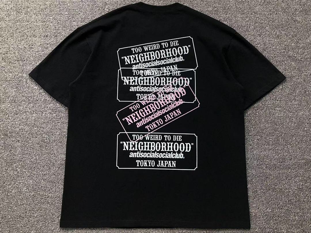 Christian Louboutin 85 ANTI SOCIAL CLUB NEIGHBORHOOD T-SHIRT - Image 5