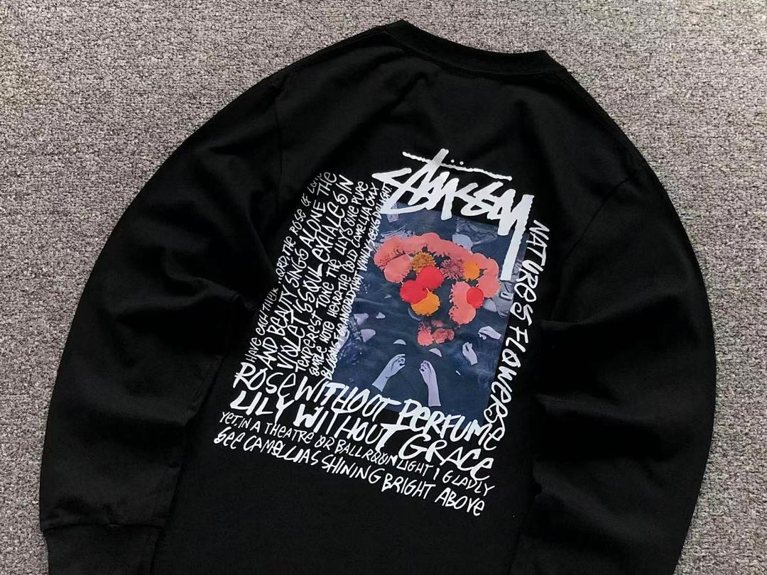 Stussy 158 STUSSY LONG SLEEVED 22041330001 (Im 170Cm 60Kg I Wear Size M In The Phot) - Image 13