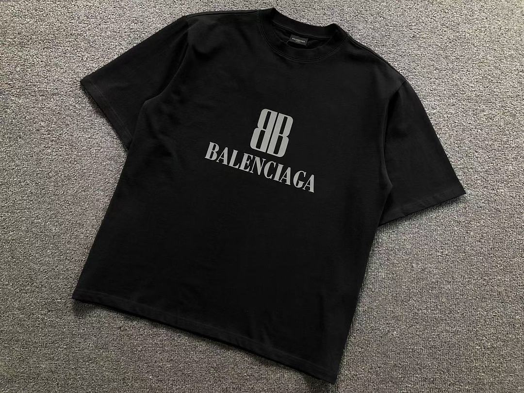 Balenciaga 125 B⭐L⭐⭐⭐IA⭐A T-SHIRT 42042011163 (Im 170Cm 60Kg I Wear Size XS In The Phot) - Image 10