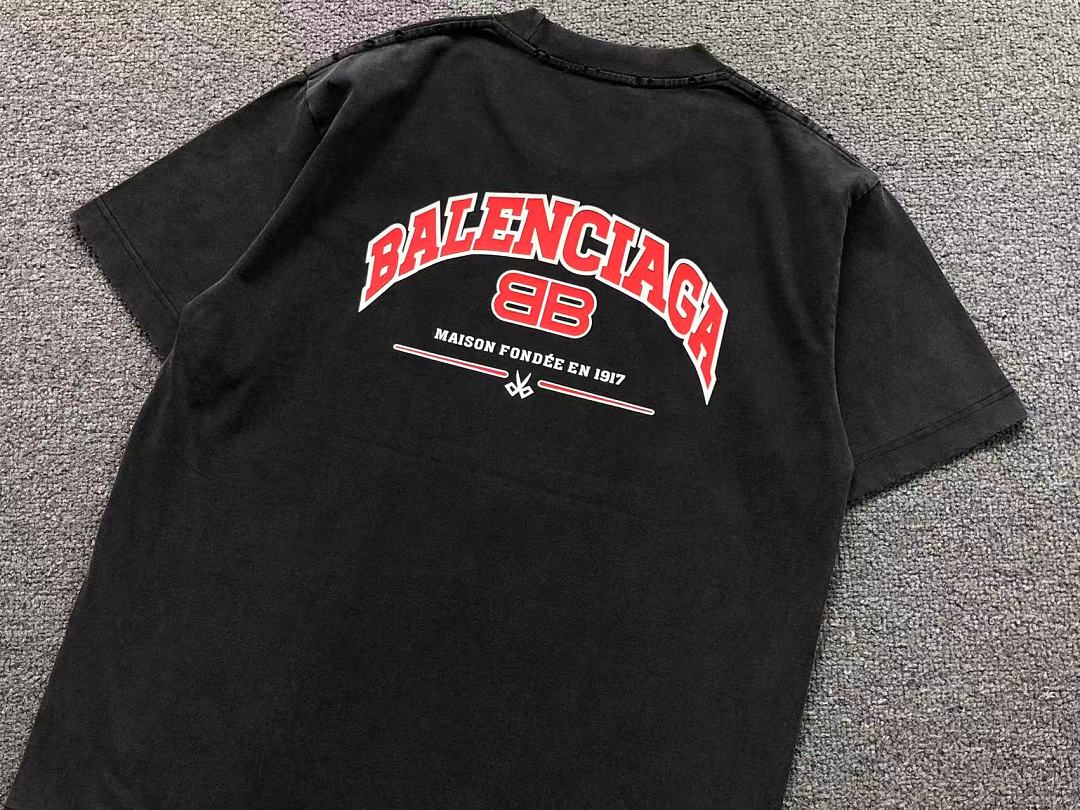 Balenciaga 128 B⭐L⭐⭐⭐IA⭐A T-SHIRT 3205061021 (Im 170Cm 60Kg I Wear Size L In The Phot) - Image 18