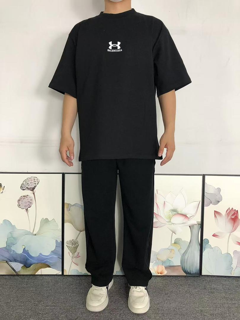 Balenciaga 125 B⭐L⭐⭐⭐IA⭐A T-SHIRT 42042403163 (Im 170Cm 60Kg I Wear Size 1 In The Phot) - Image 3