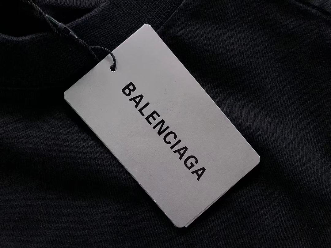 Balenciaga 128 B⭐L⭐⭐⭐IA⭐A T-SHIRT 42042605163 (Im 170Cm 60Kg I Wear Size XS In The Phot) - Image 25