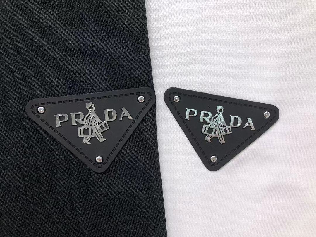 Prada 115 P⭐A⭐A T-SHIRT 3205030521 (Im 170Cm 60Kg I Wear Size L In The Phot) - Image 12