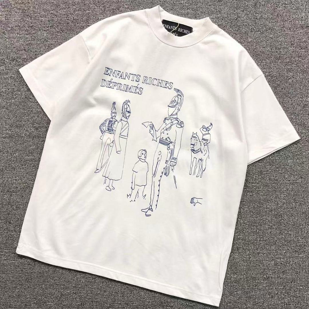 Chanel 85 ENFANTS RICHES DEPRIMES T-SHIRT 42012426162 (Im 170Cm 55Kg I Wear Size S In The Phot)