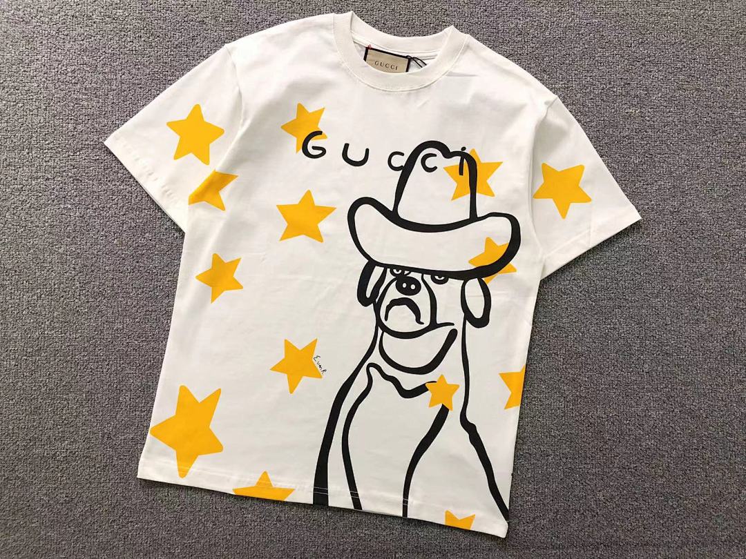 Gucci 85 G⭐C⭐I T-SHIRT 5231976101 (Im 170Cm 60Kg I Wear Size S In The Phot) - Image 6