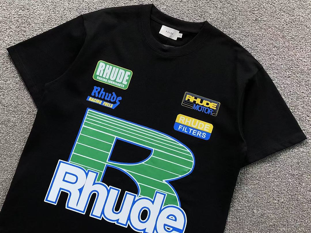Rhude 95 RHUDE T-SHIRT 3204230521 (Im 170Cm 60Kg I Wear Size S In The Phot) - Image 9