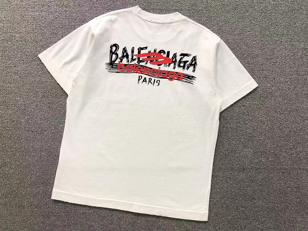 Balenciaga 135 B⭐L⭐⭐⭐IA⭐A T-SHIRT 5260609147 (Im 170Cm 60Kg I Wear Size L In The Phot) - Image 7