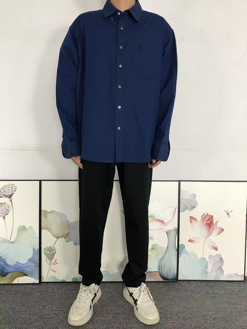 AMI 218 AMI SHIRT 2208110504 (Im 170Cm 60Kg I Wear Size XL In The Phot) - Image 3