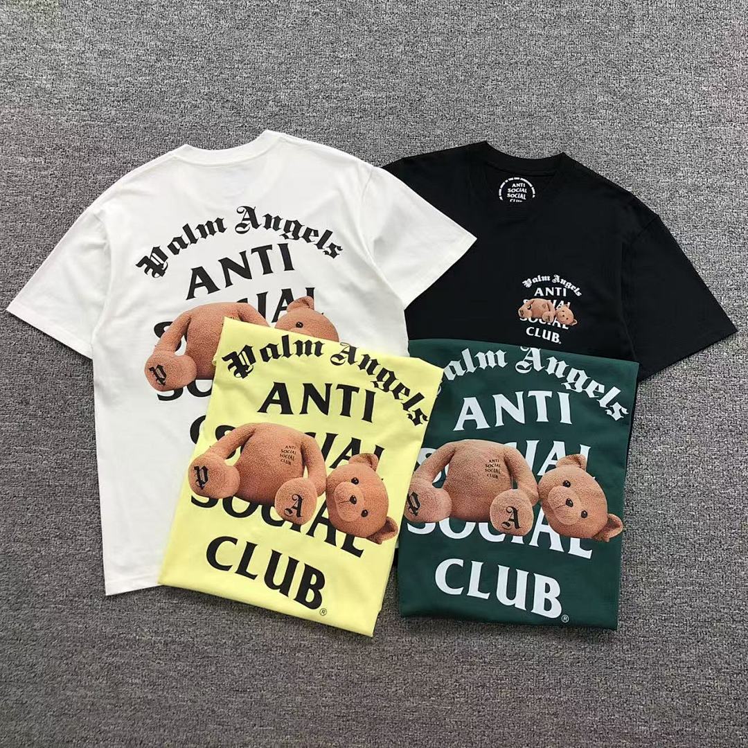 Christian Louboutin 85 ANTI SOCIAL CLUB PALM ANGELS T-SHIRT