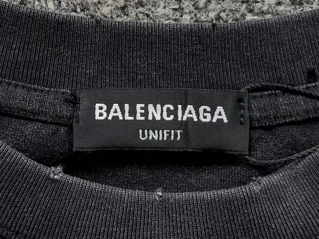 Balenciaga 98 B⭐L⭐⭐⭐IA⭐A T-SHIRT 5212207136 (Im 170Cm 60Kg I Wear Size M In The Phot) - Image 13
