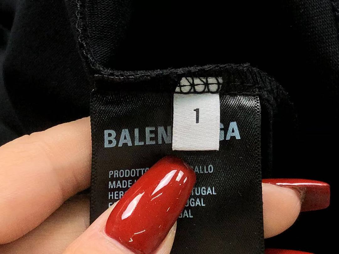 Balenciaga 118 B⭐L⭐⭐⭐IA⭐A T-SHIRT 42061325156 (Im 170Cm 60Kg I Wear Size 1 In The Phot) - Image 16