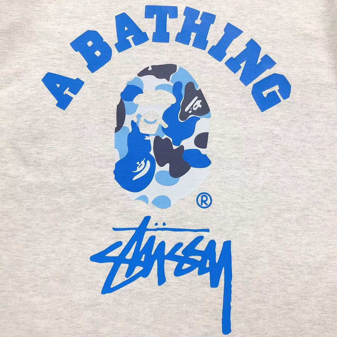 Bape 78 BAPE STUSSY T-SHIRT 1102101042 (Im 170Cm 57Kg I Wear Size S In The Phot) - Image 10