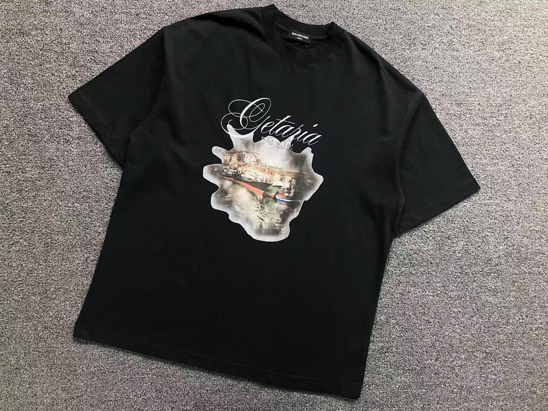 Balenciaga 115 B⭐L⭐⭐⭐IA⭐A T-SHIRT - Image 4