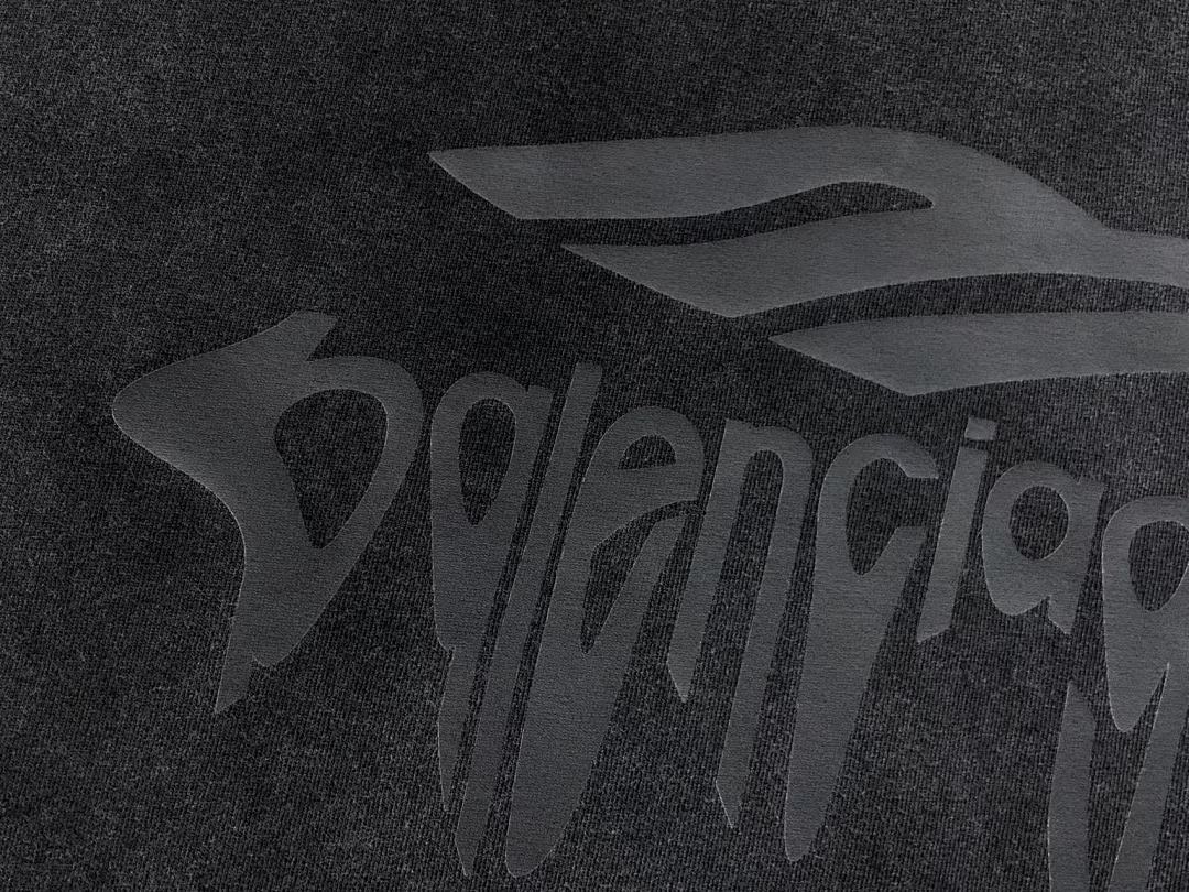 Balenciaga 98 B⭐L⭐⭐⭐IA⭐A T-SHIRT 5212207136 (Im 170Cm 60Kg I Wear Size M In The Phot) - Image 9