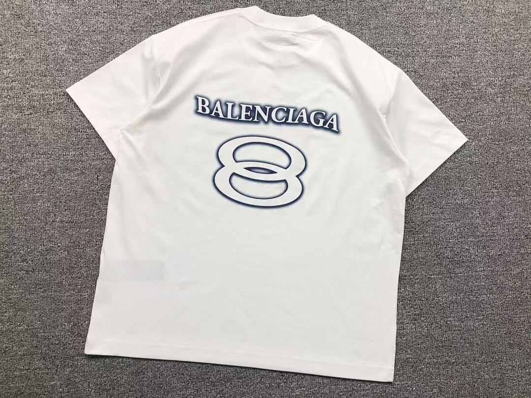 Balenciaga 125 B⭐L⭐⭐⭐IA⭐A T-SHI0RT 503161377 (Im 170Cm 60Kg I Wear Size S In The Phot) - Image 11