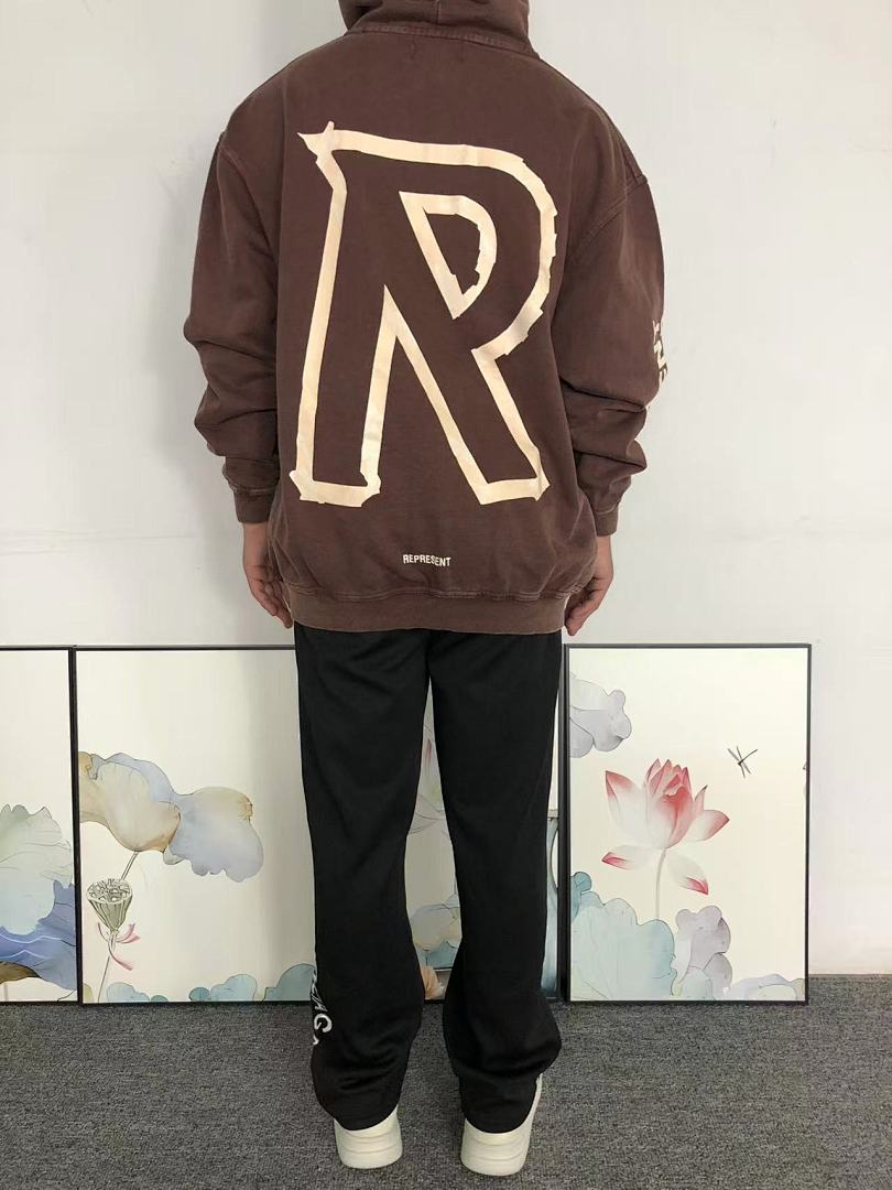 Represent 138 REPRESENT HOODIE 510035591 (Im 170Cm 60Kg I Wear Size S In The Phot) - Image 4