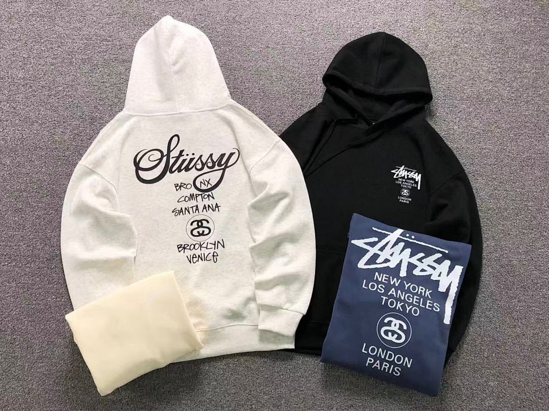 Stussy 215 STUSSY HOODIE 412200501 (Im 170Cm 60Kg I Wear Size L In The Phot) - Image 5