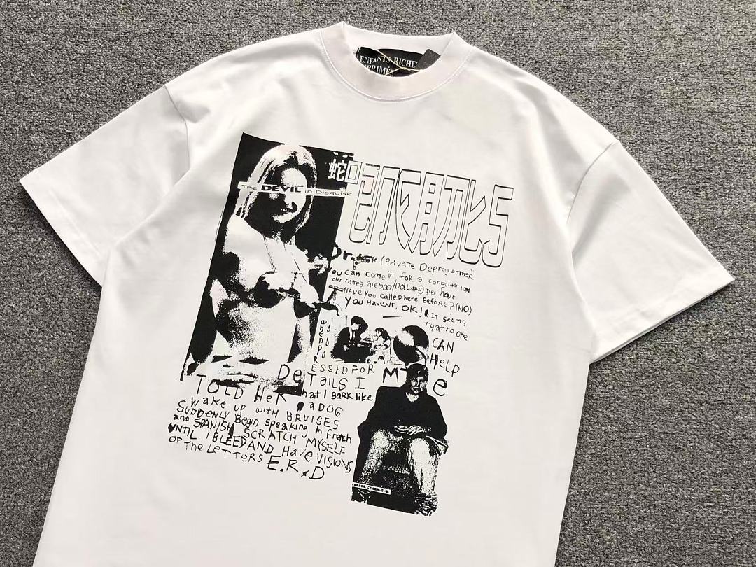 Chanel 88 ENFANTS RICHES DEPRIMES T-SHIRT 5260847162 (Im 170Cm 60Kg I Wear Size M In The Phot) - Image 7