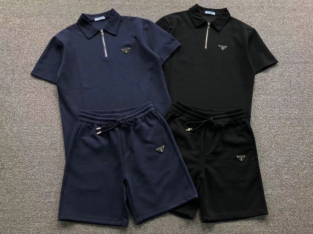 Prada 218 P⭐A⭐A POLO SHORTS 52072403147 (Im 170Cm 60Kg I Wear Size L In The Phot) - Image 7