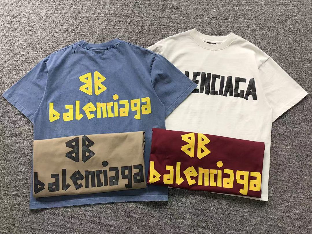 Balenciaga 138 B⭐L⭐⭐⭐IA⭐A T-SHIRT 41060602077 (Im 170Cm 60Kg I Wear Size XS In The Phot) - Image 5