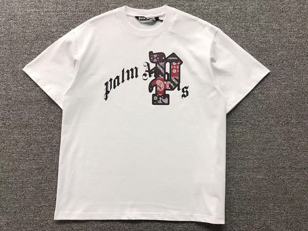 Palm Angels 78 PALM ANGELS T-SHIRT 41060938121 (Im 170Cm 60Kg I Wear Size M In The Phot) - Image 5